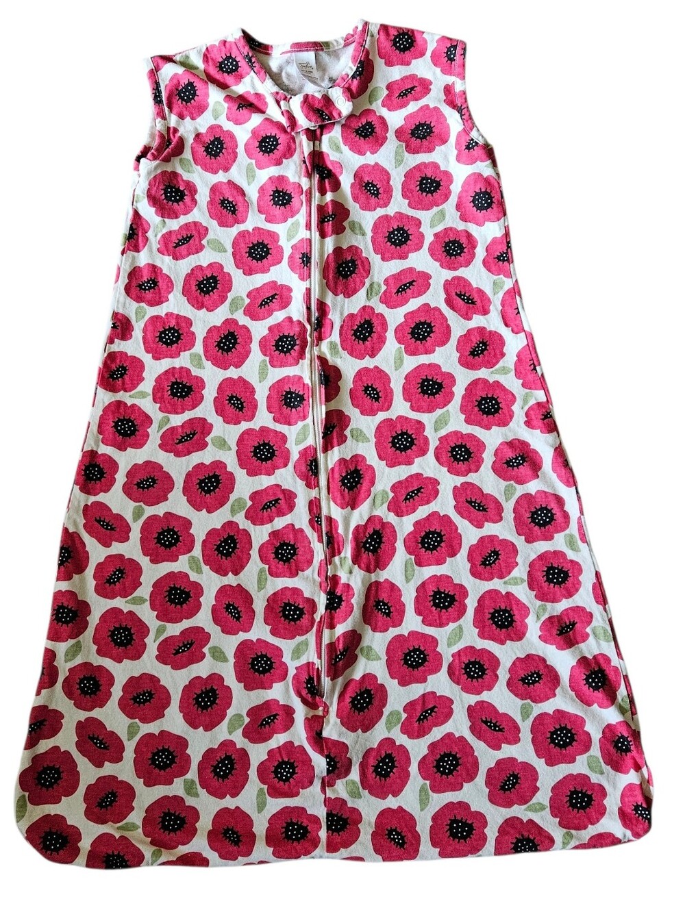 Touched By Nature Large (12-18 month)  Floral Sleep Sack 100% Organic Cotton